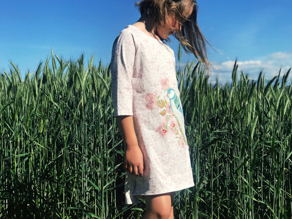 Robe enfant Mésange - Sur-mesure - Chléo Guyot créatrice de mode