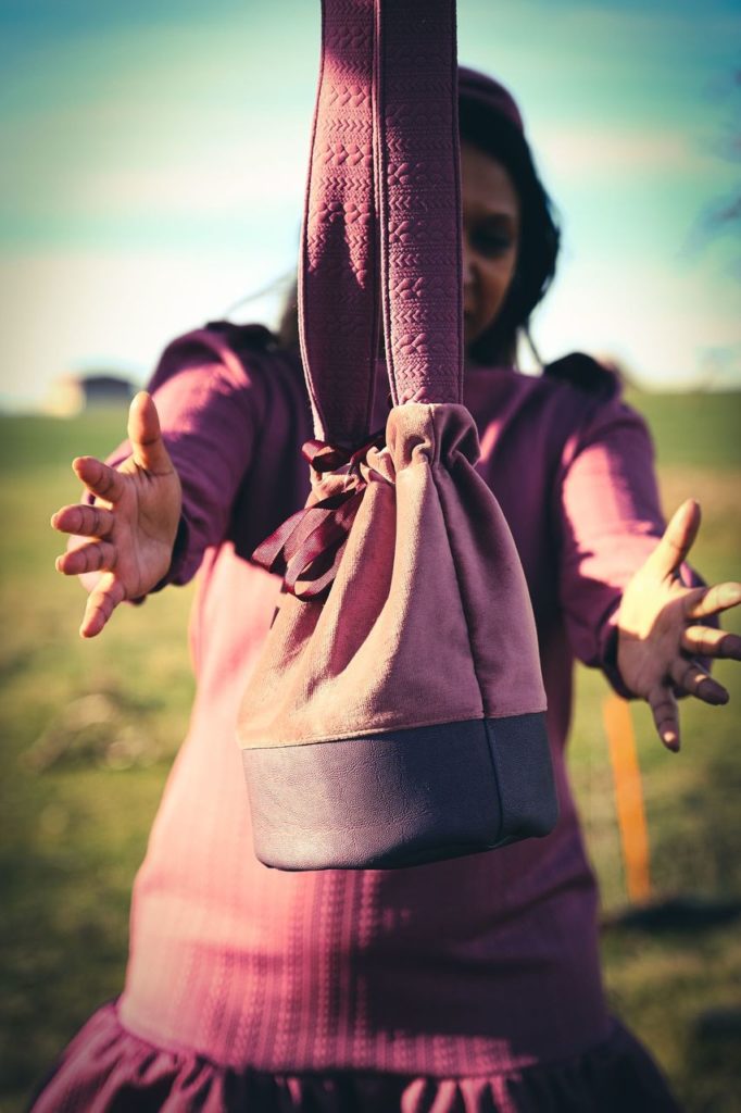 Chloé Guyot - sac bourse réversible